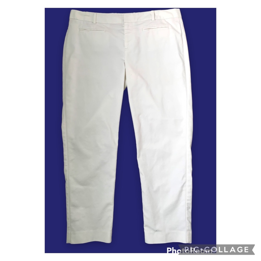 Gap Women’s Slim Cropped Pants White Size 10